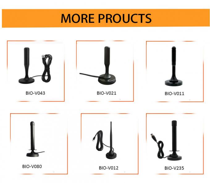 آنتن تلویزیون با بهره بالا 120 مایل کابل کواکسی قطبی خطی آنتن تلویزیون دیجیتال UHF HDTV 10