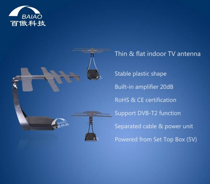 آنتن تلویزیون دیجیتال Yagi Outdoor 1080P ATSC / DVB-T / DVB-T2 ISDB-T 1