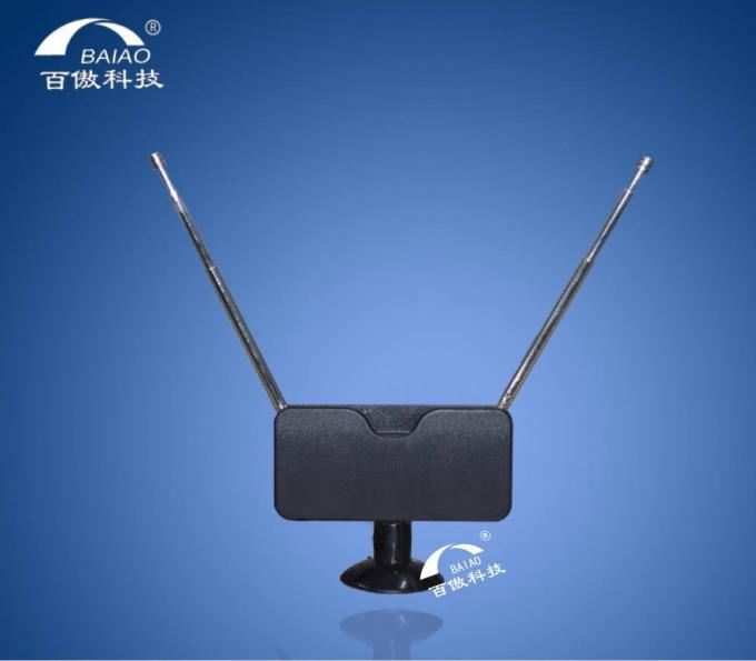 آنتن داخلی DVBT تقویت کننده تلسکوپی گردی VHF / UHF 2