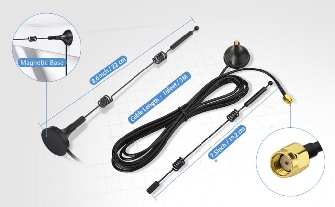 آنتن تلفن همراه با بهره بالا Gsm 2.4 گیگاهرتز Ts9 با برند Hua Wei 3g 4g Lte Antenna Wifi 3