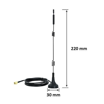 وای فای 2.4GHz 5GHz 5.8GHz آنتن پایه مغناطیسی برای ضبط دوربین امنیتی ویدئویی بی سیم
