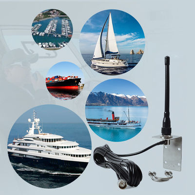 استبی VHF آنتن دریایی هوائی 156-163Mhz آنتن های واکی-تالیکی برای قایق پونتون قایق بادبانی یاخت رادیوهای دریایی