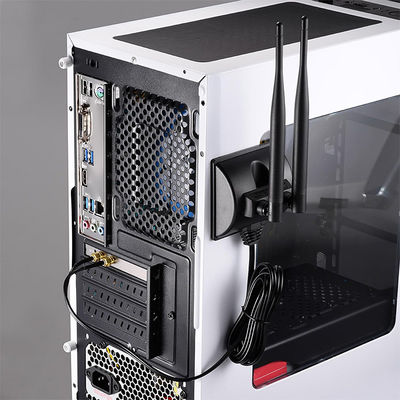 2.4GHz 5GHz دو باند هوایی ارتباطات وای فای بی سیم آنتن SMA پایه مغناطیسی برای کارت شبکه PCI-E USB Adapter Router