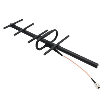 GSM Yagi Antenna 9dBi افزایش بالا در فضای باز 3G 4G Yagi Antenna قطبی / افقی برای تقویت سیگنال سلولی