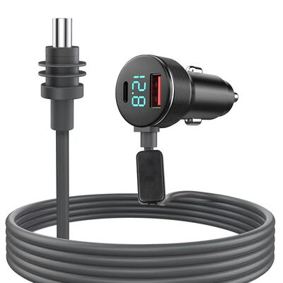 12V-24V استارلینک مینی آداپتور ماشین ضد آب سیم برق DC مرد به سیگ روشن کننده پلاگ و بازی کابل شارژر ماشین