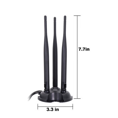 آنتن وای فای دو بانده 2.4G 5.8G با بهره بالا، آنتن اومنی 8dBi برای روتر وای فای و کارت شبکه بی‌سیم