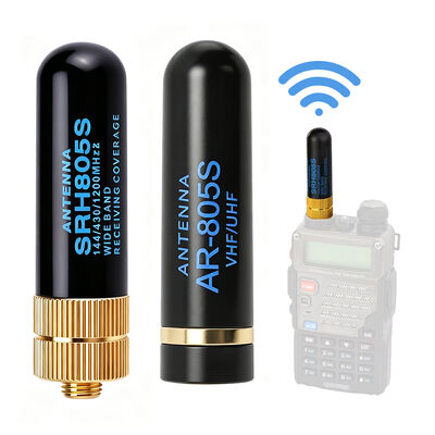 2.15dBi ارتفاع بالا VHF UHF آنتن دوامدار دو باند دستی دو طرفه آنتن رادیویی برای استفاده در فضای باز واکی تک